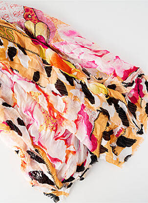 Foulard rose GUESS femme