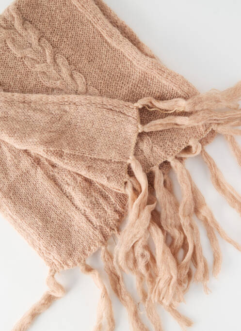Echarpe beige MANGO femme