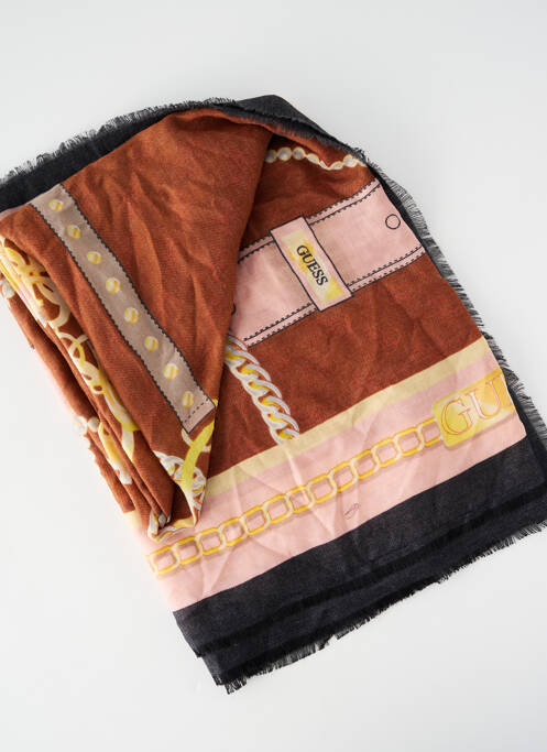Foulard marron GUESS femme