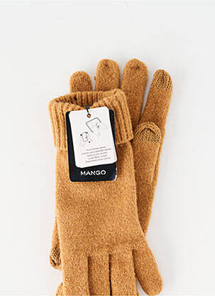 Gants marron MANGO femme