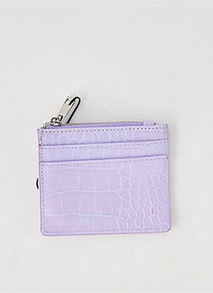 Porte-monnaie violet PIECES femme