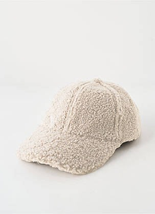 Casquette beige PIECES femme