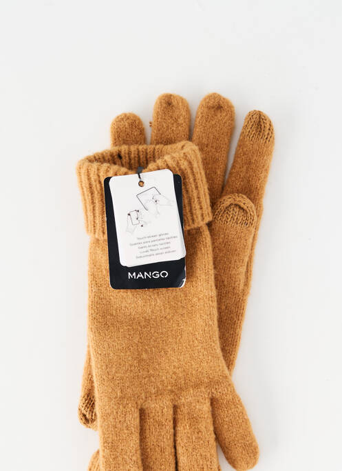 Gants marron MANGO femme