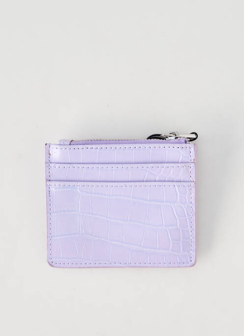 Porte-monnaie violet PIECES femme