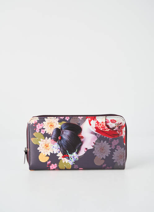 Portefeuille violet TEO JASMIN femme