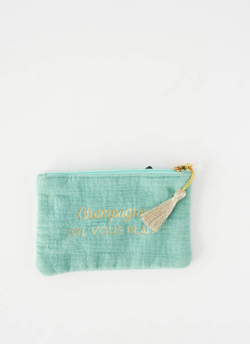 Pochette vert DODI femme