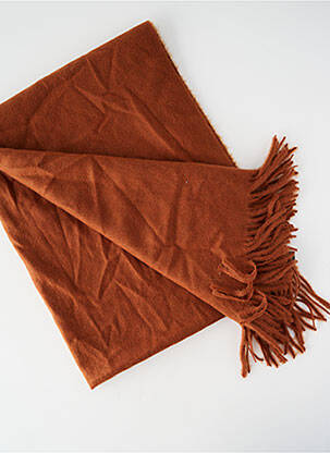Echarpe marron MANGO femme