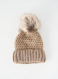 Bonnet marron DODI femme
