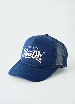 Casquette bleu SUPERDRY homme
