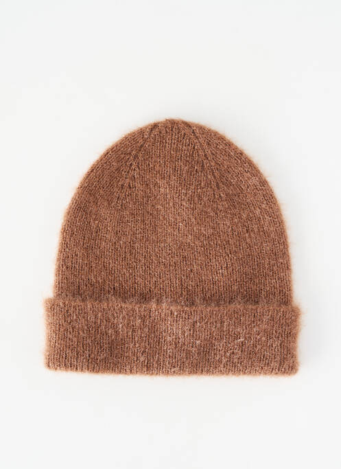 Bonnet marron LE TEMPS DES CERISES femme