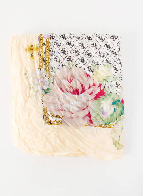 Foulard beige GUESS femme