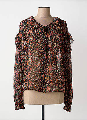 Chemisier noir MANGO femme