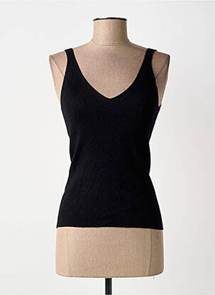 T-shirt noir MANGO femme