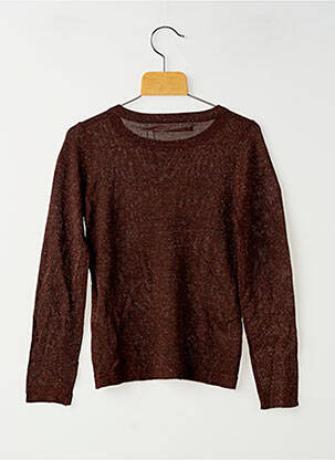 Pull marron ONLY fille