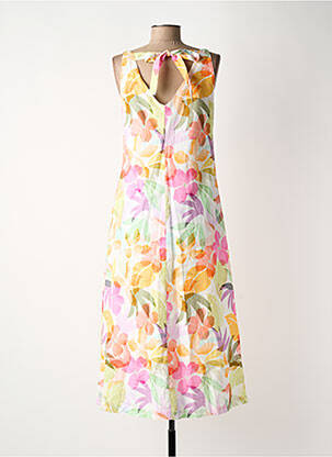 Robe mi-longue rose TERRE BLEUE femme
