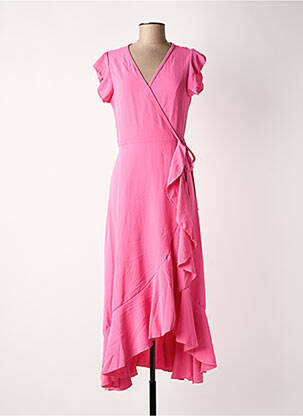 Robe longue rose TERRA DI SIENA femme