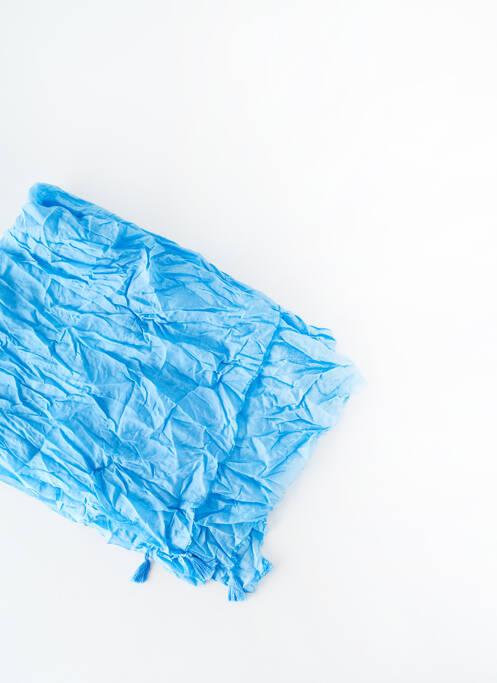 Foulard bleu MOMENT femme