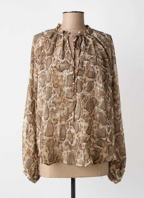 Blouse marron MANGO femme