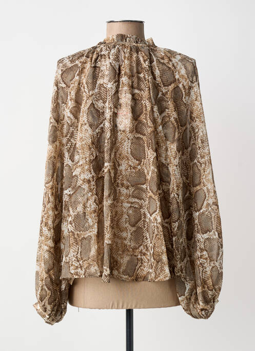 Blouse marron MANGO femme