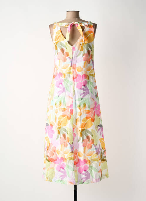 Robe mi-longue rose TERRE BLEUE femme