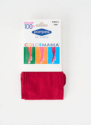 Collants rouge COLORMANIA femme