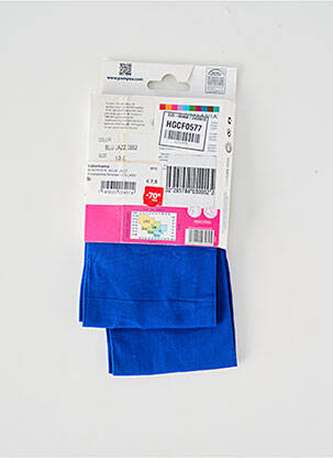 Collants bleu COLORMANIA femme