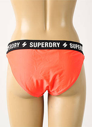Bas de maillot de bain orange SUPERDRY femme