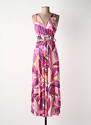 Robe longue violet TERRA DI SIENA femme