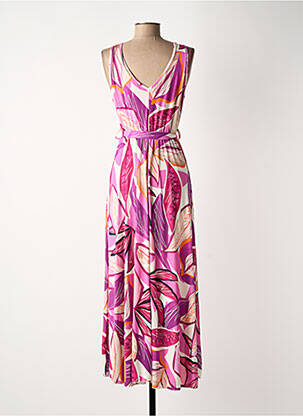 Robe longue violet TERRA DI SIENA femme