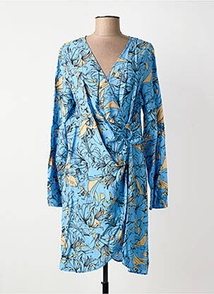Robe mi-longue bleu VERO MODA femme
