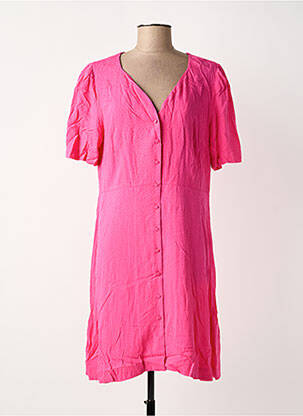 Robe courte rose Y.A.S femme