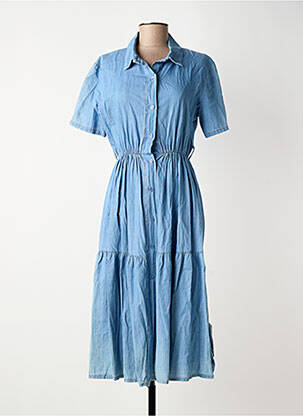 Robe longue bleu TERRA DI SIENA femme