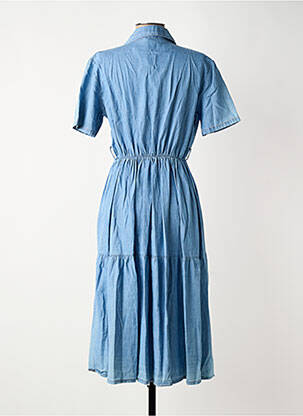 Robe longue bleu TERRA DI SIENA femme