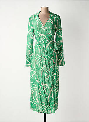 Robe longue vert SELECTED femme
