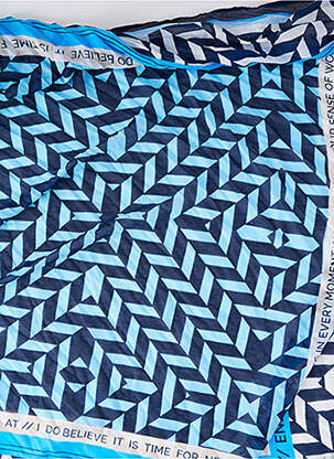 Foulard bleu STREET ONE femme
