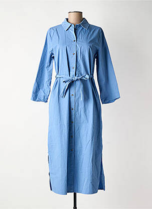 Robe mi-longue bleu JOSEPHINE ET C.O femme