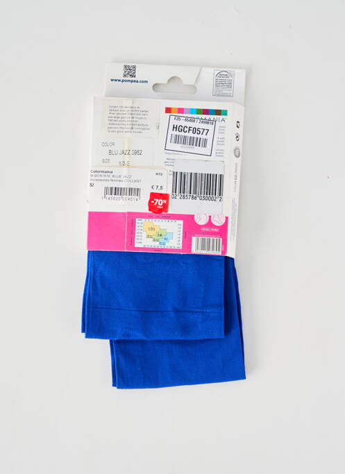 Collants bleu COLORMANIA femme