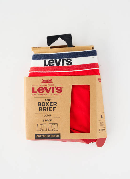 Boxer rouge LEVIS homme
