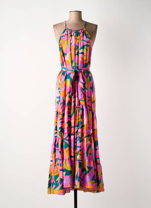 Robe longue violet GOLD & SILVER femme