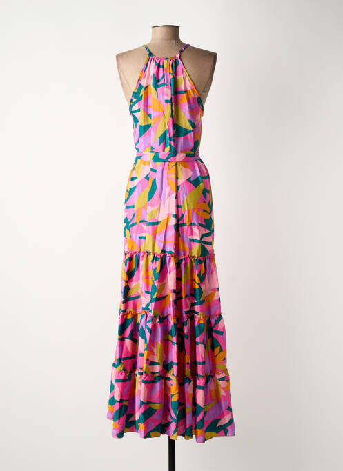 Robe longue violet GOLD & SILVER femme