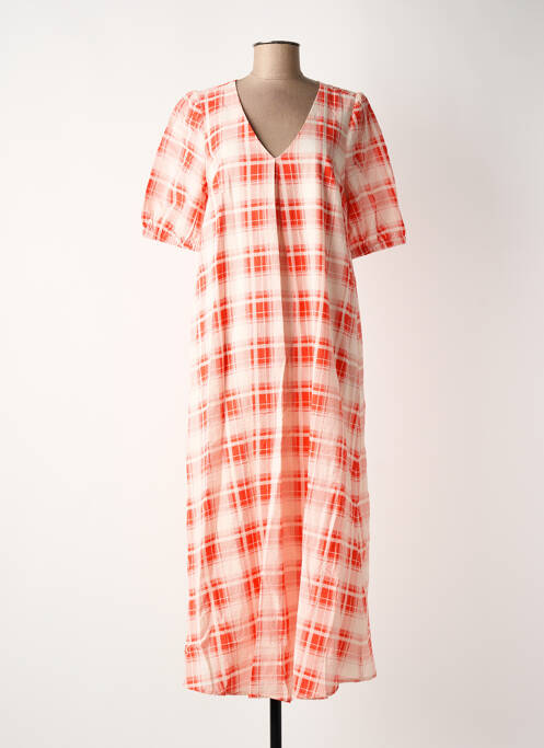 Robe longue orange NUMPH femme