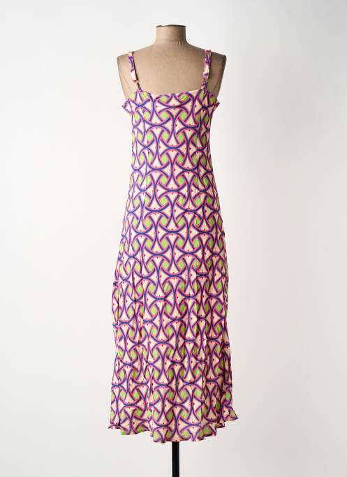 Robe mi-longue violet TRICOBEL femme