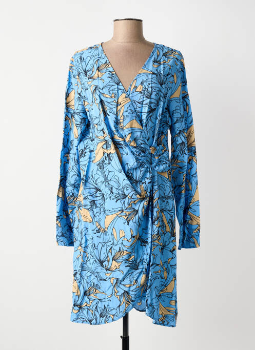 Robe mi-longue bleu VERO MODA femme