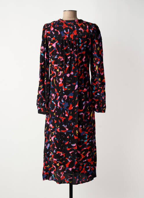 Robe longue noir ICHI femme