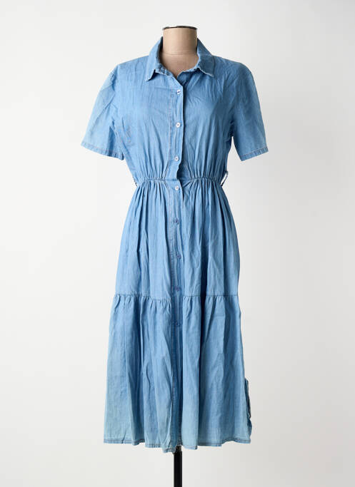 Robe longue bleu TERRA DI SIENA femme