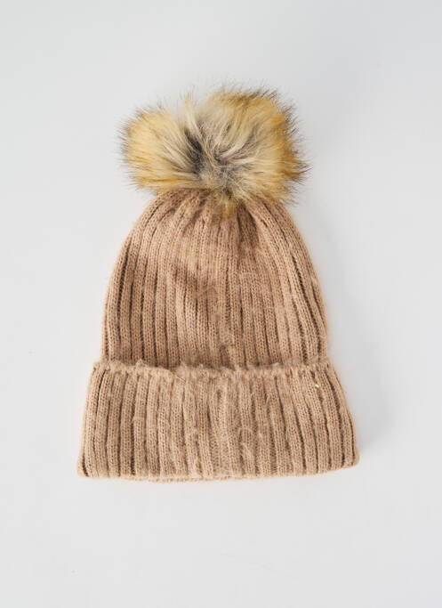 Chapeau beige MANGO femme