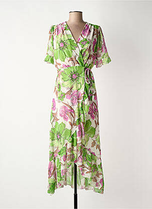 Robe longue vert TERRA DI SIENA femme