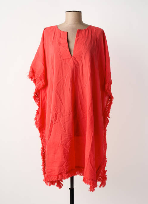 Robe de plage rouge ASTRID BLACK LABEL femme