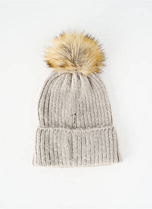 Chapeau gris MANGO femme