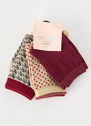 Chaussettes rouge ONLY fille